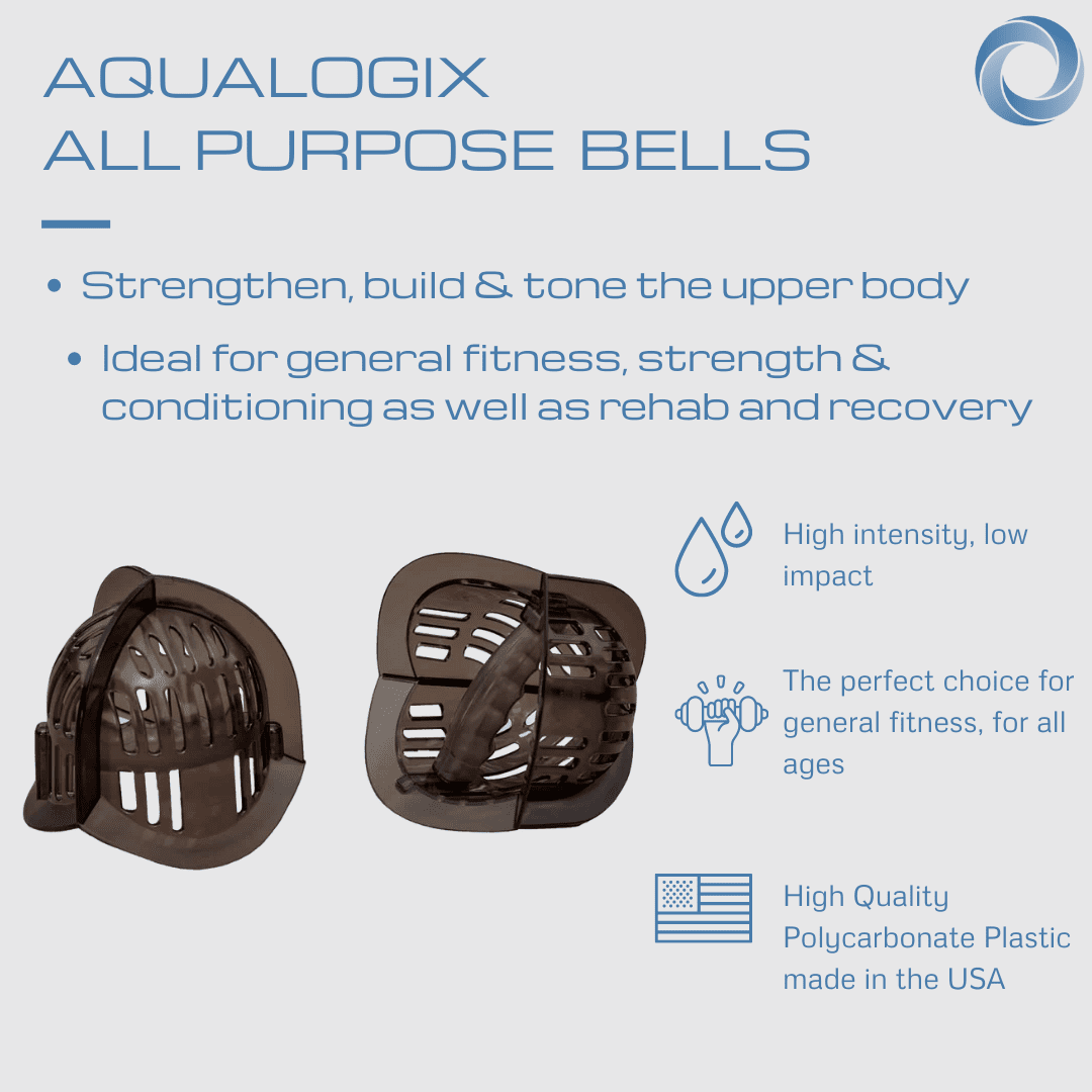 Aqualogix All Purpose Training Bells – Smoke